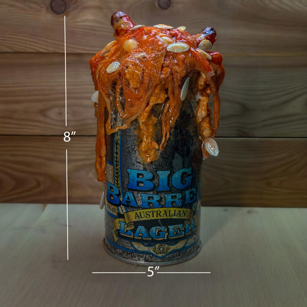 Pulped Beer Can angle 4